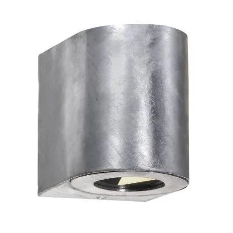 Applique da Esterno Zincate - Bidirezionale - LED integrato - IP44 - Canto 2 - 15 anni di garanzia