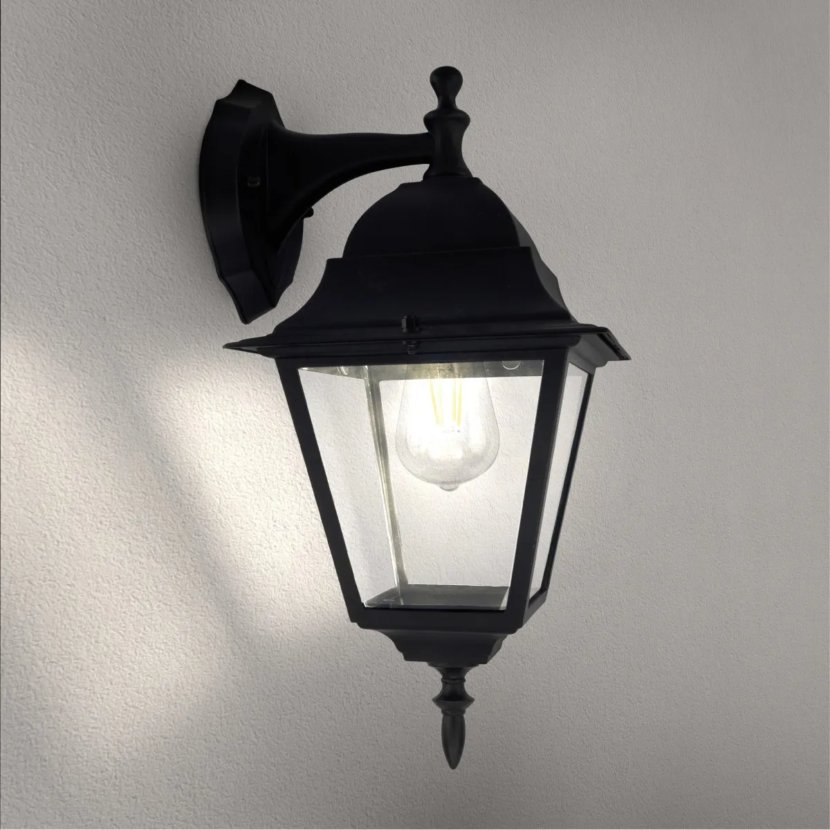 Applique da Parete Classiche Vela M - Nero - E27