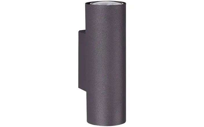 Applique da Parete Nero Opaco - Bidirezionale - Attacco GU10 - Rotondo