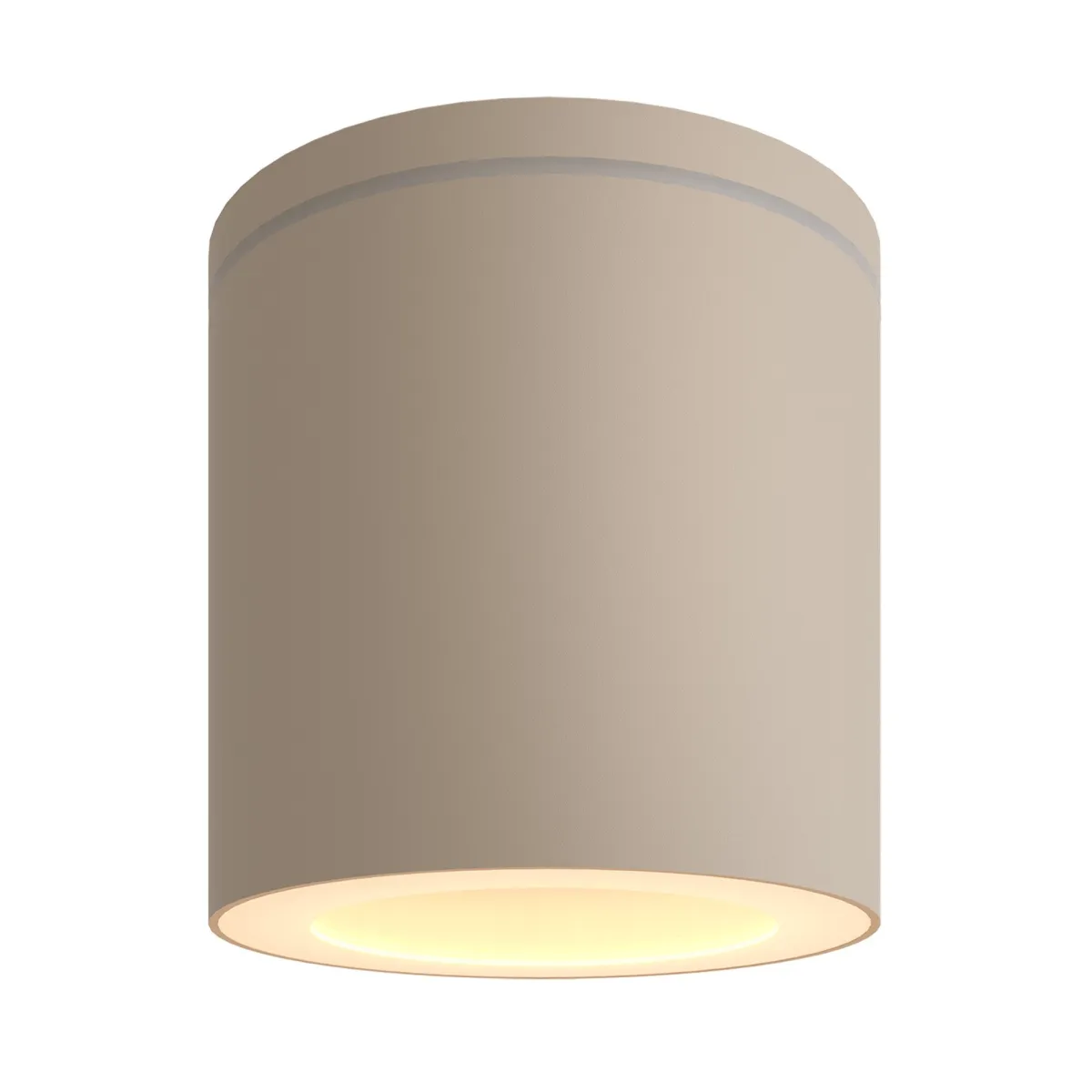 Applique da Soffitto per Esterni - Dimmerabile - 3W - 2700K - IP54 - Beige