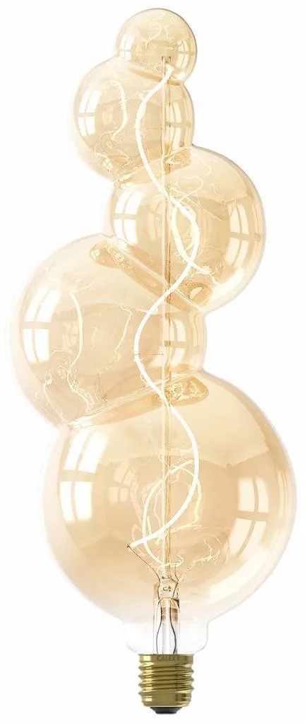Calex Alicante Lampadina LED Ø125 - E27 - 60 Lumen - Oro
