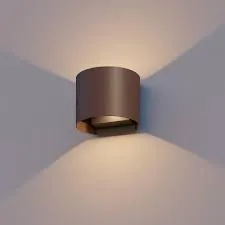 Calex Applique da Parete LED - Bidirezionale - 7W - 3000K - IP54 - Ruggine