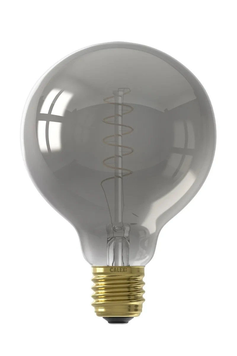 Calex Globe Lampadina LED - E27 - 136 Lm - Titanio