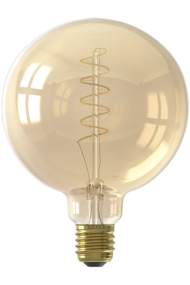 Calex Globe Lampadina LED Flex - E27 - 250 Lm - Finitura Oro