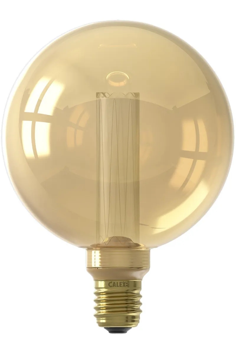Calex Globe Lampadina LED G125 - E27 - 3.5W - Oro - Dimmerabile