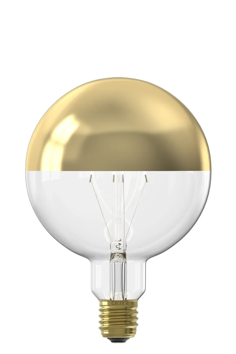 Calex Globe Top Mirror - E27 - 200 Lumen – Oro