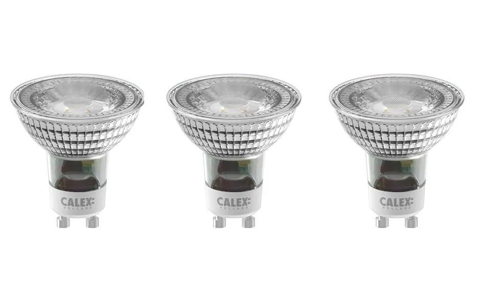 Calex Lampada LED a Riflettore Ø50 - GU10  - 250 Lm   - 3 pezzi
