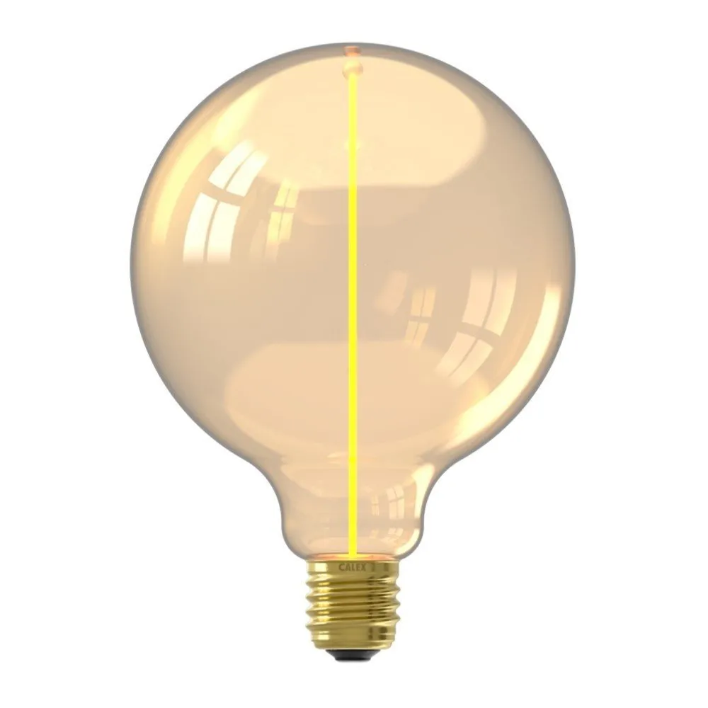 Calex Magneto Lampadina LED G125 - E27 - 4W - Oro - Dimmerabile