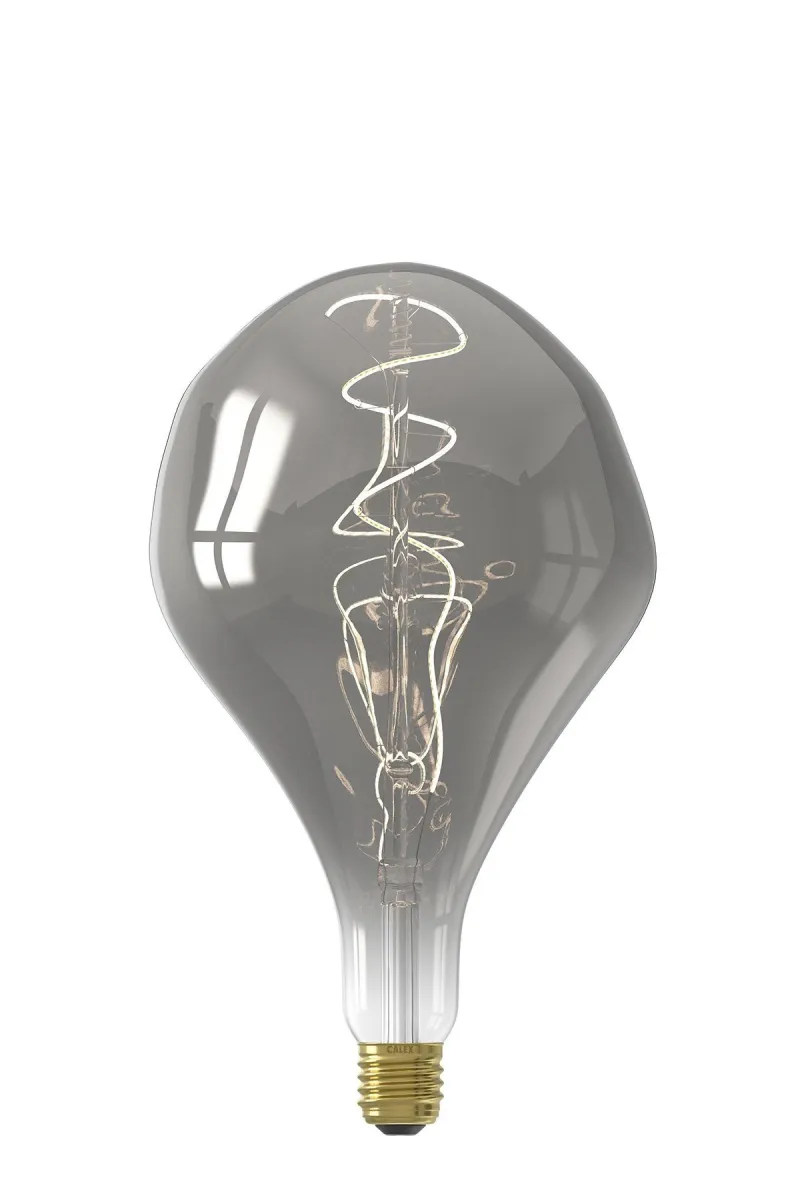 Calex Organic Evo Lampadina LED Ø165  - E27 - 90 Lm - Titanio