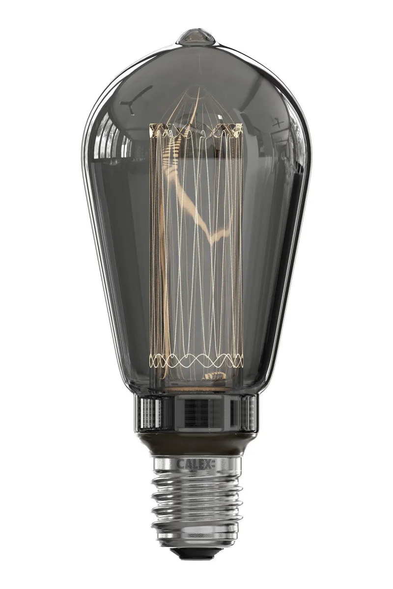 Calex Rustico Lampadina LED - E27 - 40 Lm - Titanio