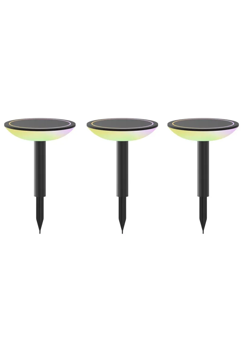 Calex Smart WiFi Lampada da esterno da terra - RGB - IP44 - Pronto all'uso - Bluetooth Mesh - Illuminazione del Percorso