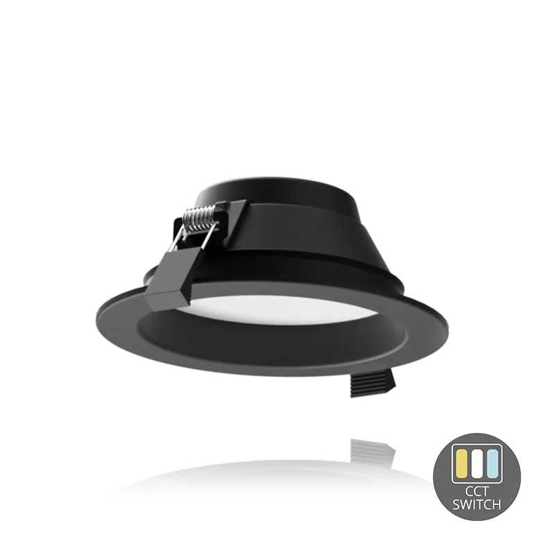 Downlight LED - 14W - Ø120 mm - CCT-Switch - Nero - 5 anni di garanzia