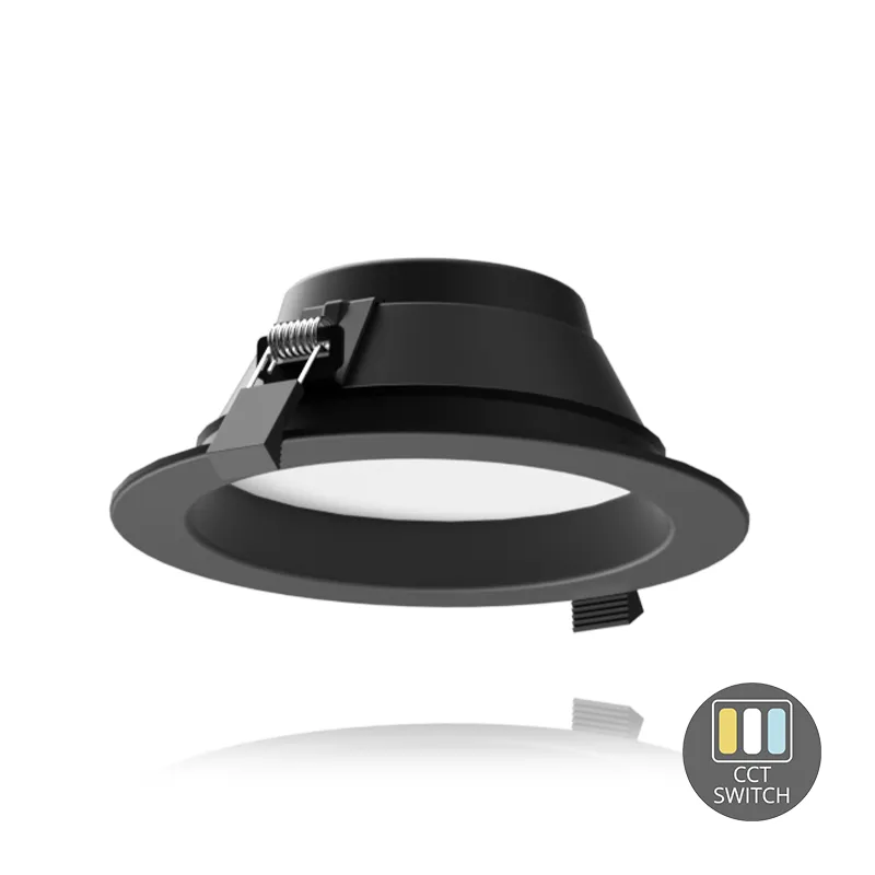 Downlight LED - 15W - Ø135 mm - CCT-Switch - Nero - 5 anni di garanzia