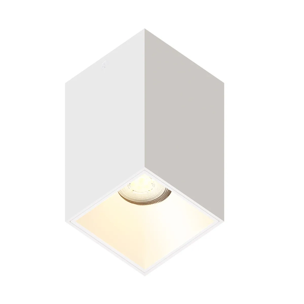 Faretti LED Soffitto - Dimmerabile - Bianco - Quadrato - 3W - 2700K - 345 Lumen - 80x80mm