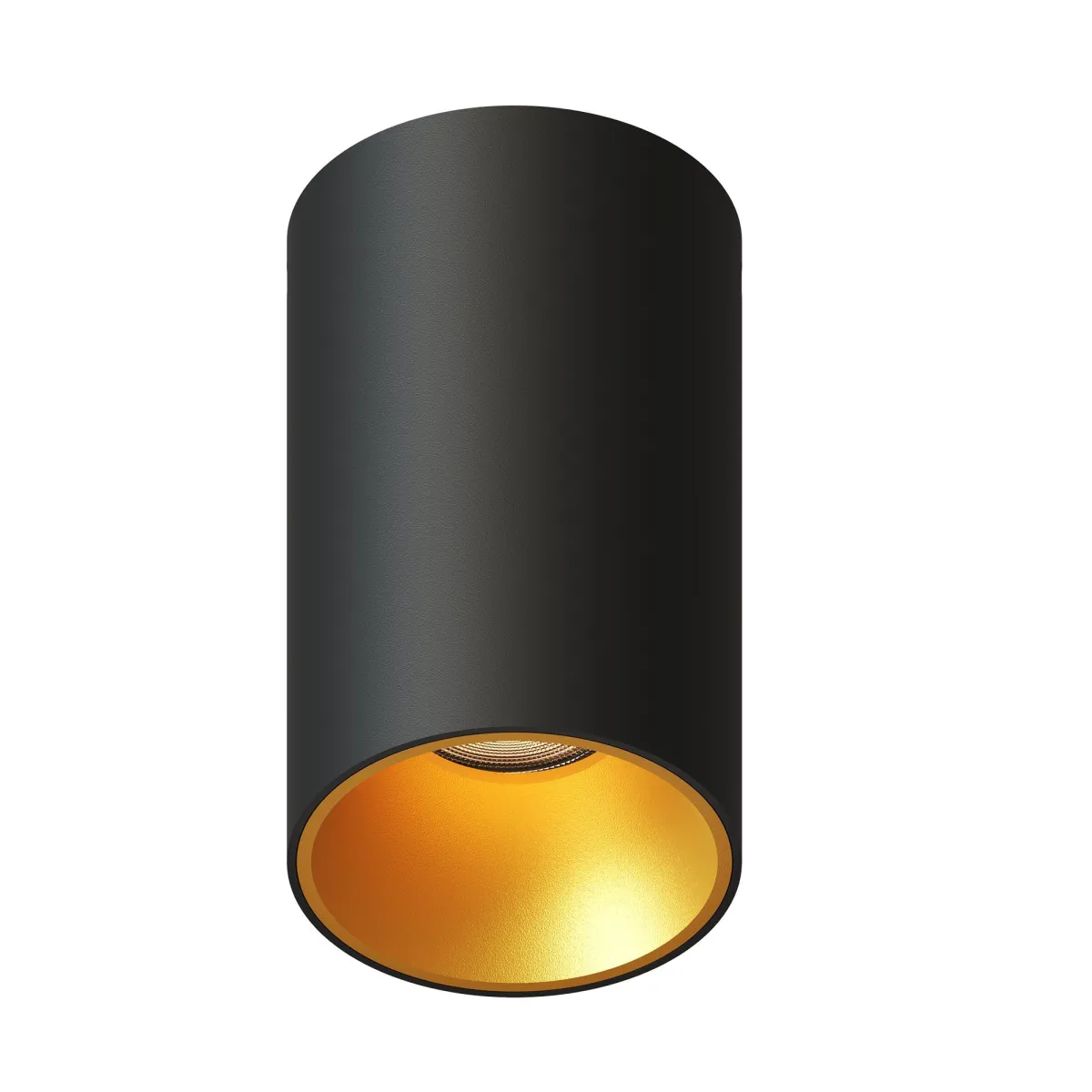 Faretti LED Soffitto - Dimmerabile - Nero / Oro - Rotondo - 3W - 2700K - 345 Lumen - ø80mm