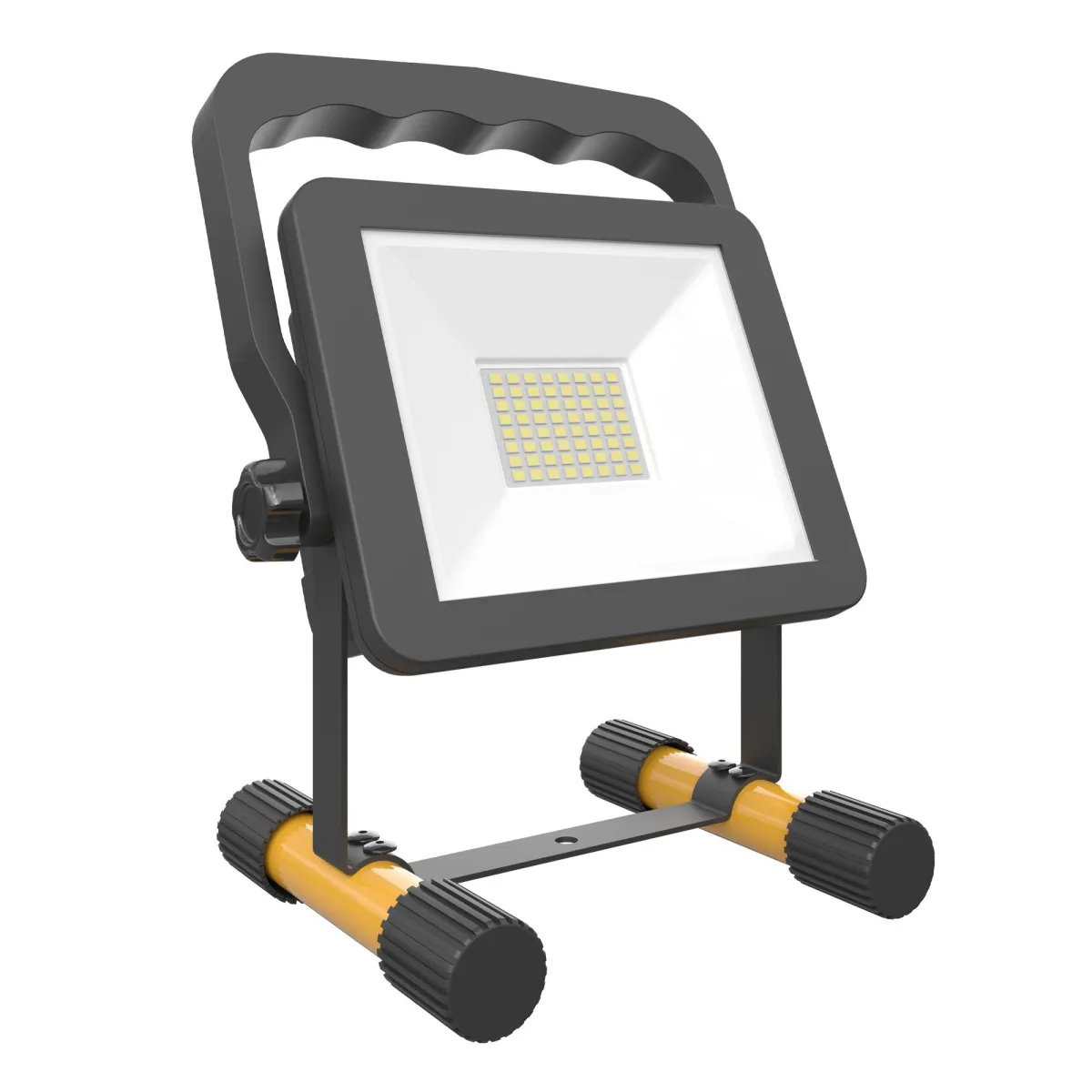 Faretto da cantiere LED a batteria 30W - 100lm/W - 7200mAh Batteria - Colore Bianco - IP54 - 3000 Lumen