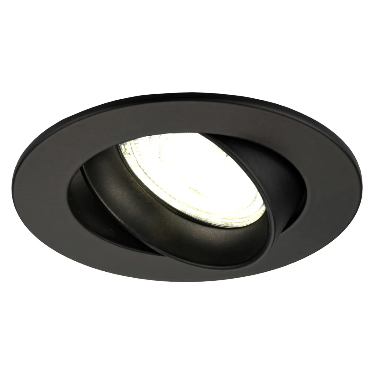 Faretto da Incasso LED Dimmerabile Nero - Rio - 3W - 4000K - Ã¸85mm