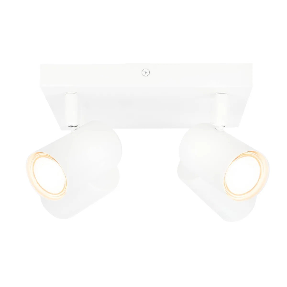 Faretto da soffitto LED Orientabili - 3W - 2700K - Bianca - 4 Posti - Attacco GU10