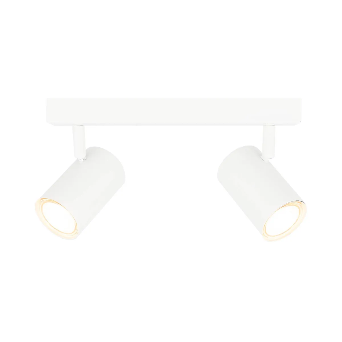 Faretto da soffitto LED Orientabili - Bianca - 2 Posti - Attacco GU10