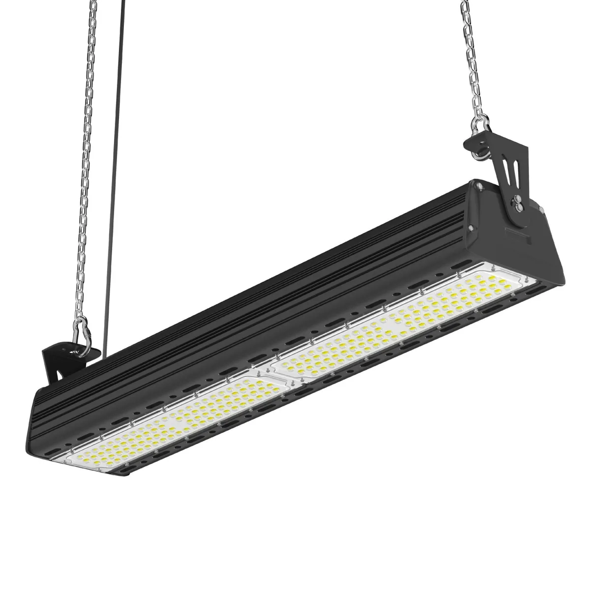 High bay LED Lineare 100W - 150lm/W - IP65 - 4000K - Dimmerabile - 5 anni di garanzia - Campana LED industriale