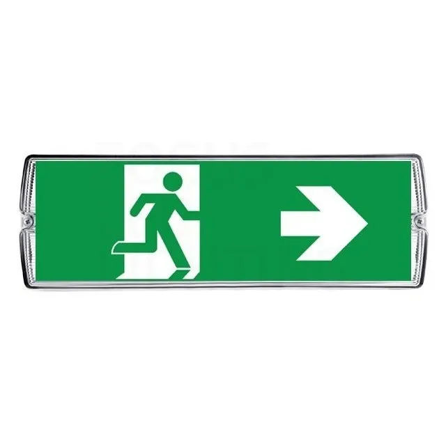 Lampada di Emergenza LED da soffitto - con batteria e pulsante di prova - IP65 - 4W