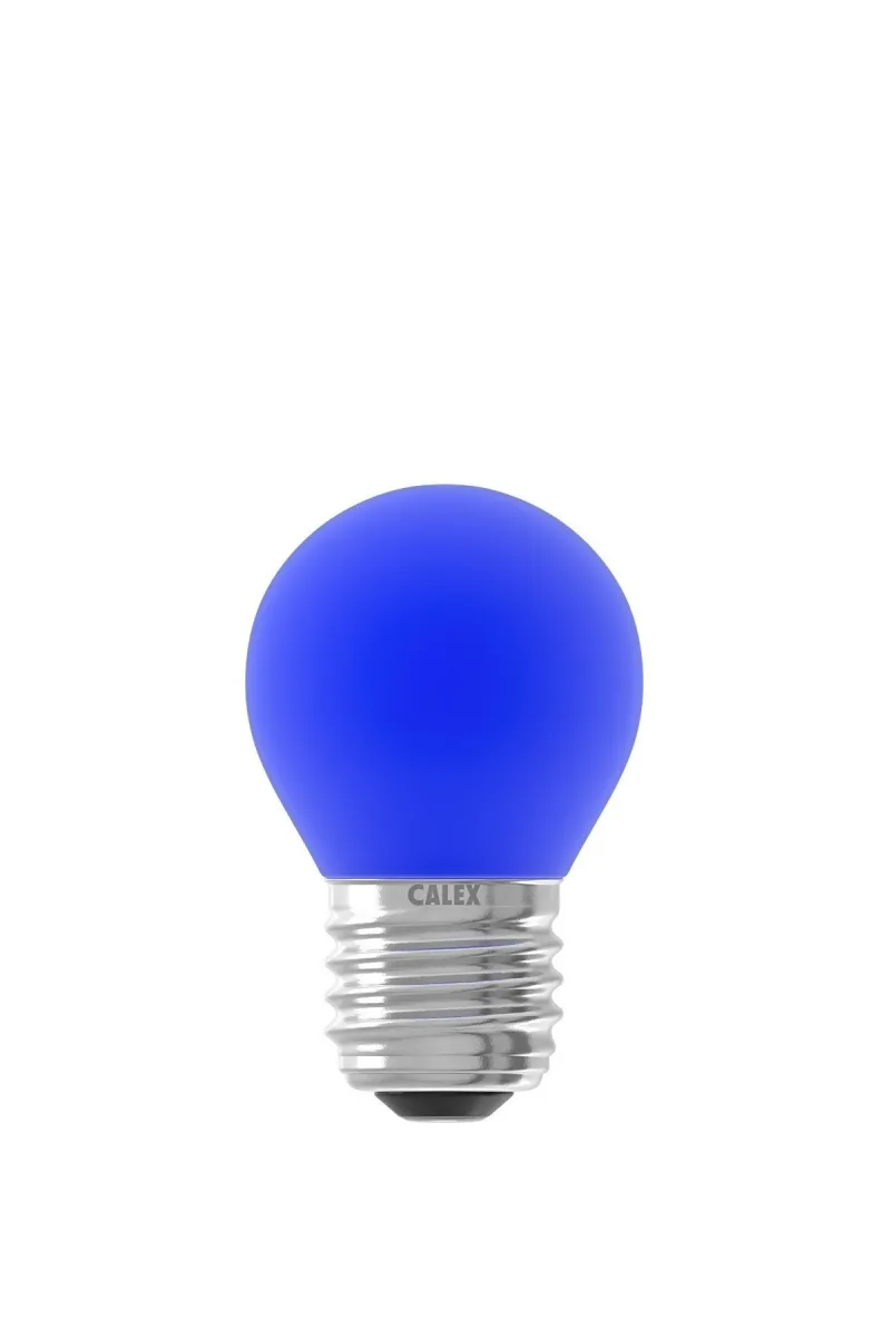 Lampadina a globo LED colorato - Blu - E27 - 1W - 240V