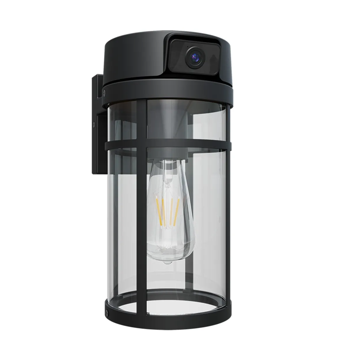Lampadina Telecamera da Esterno con Sensore di Movimento - Visione notturna fino a 10 m - IPX5 - Attacco E27 - Controllabile tramite app
