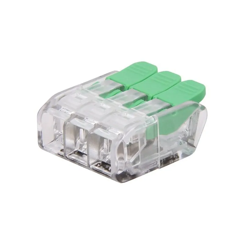 Morsetto di connessione - 3 vie - 0,2x4 mm²