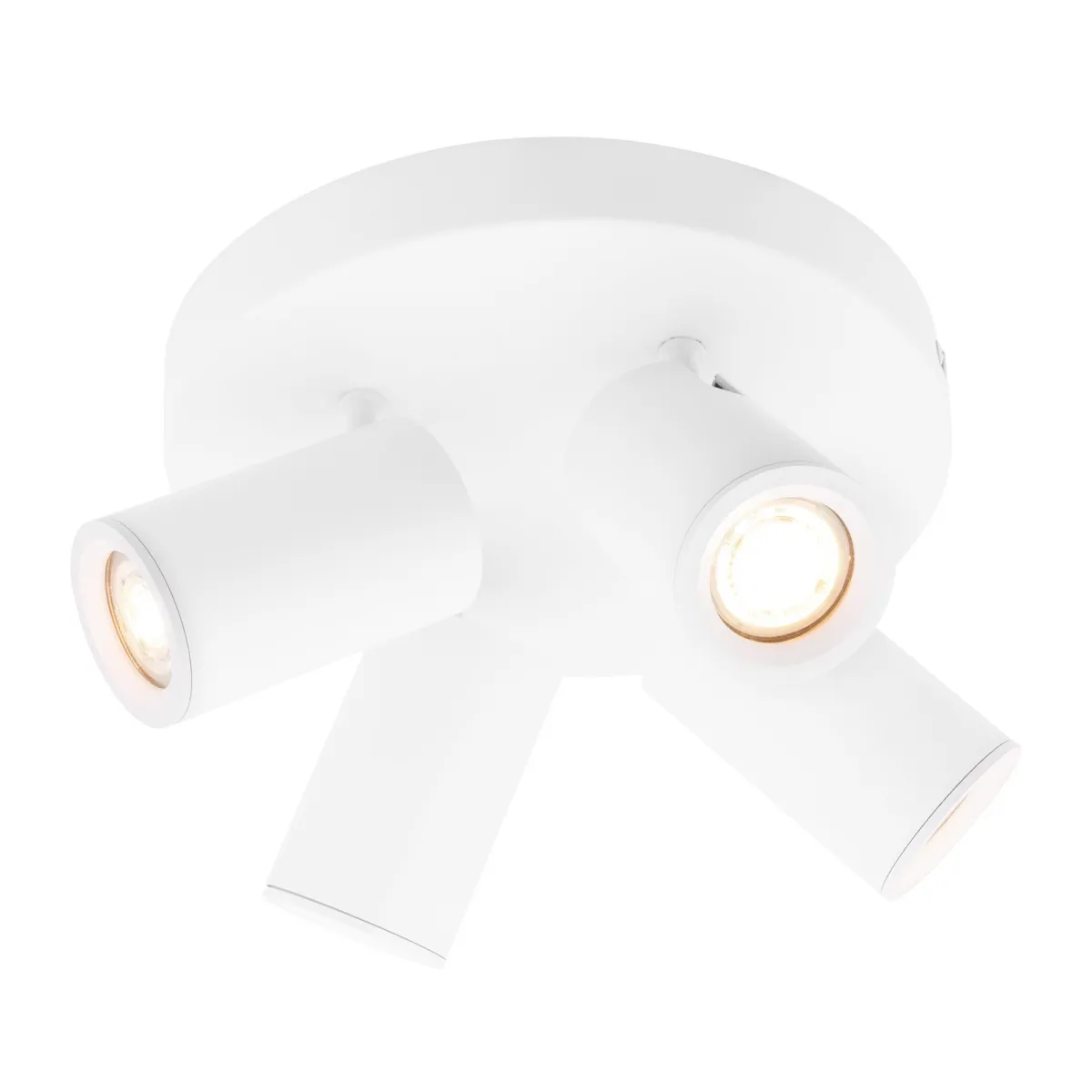 Plafoniera LED Da Soffitto Bianca 4 Posti - Dimmerabile - 3W - 6500K - Orientabili