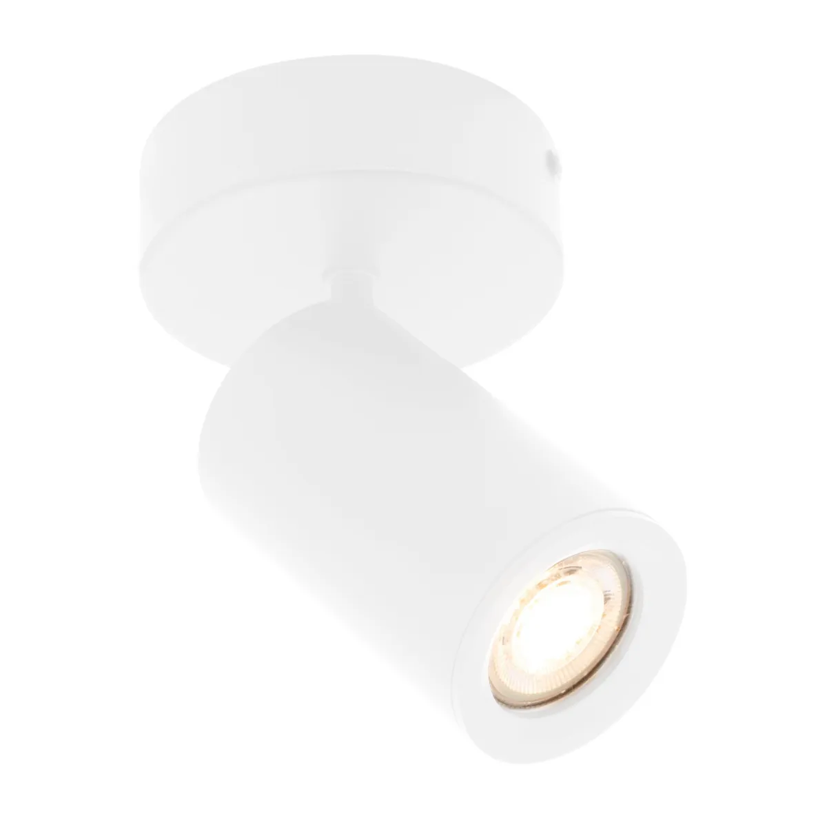 Plafoniera LED Da Soffitto Bianca - Dimmerabile - 4.9W - RGB+CCT - Orientabili