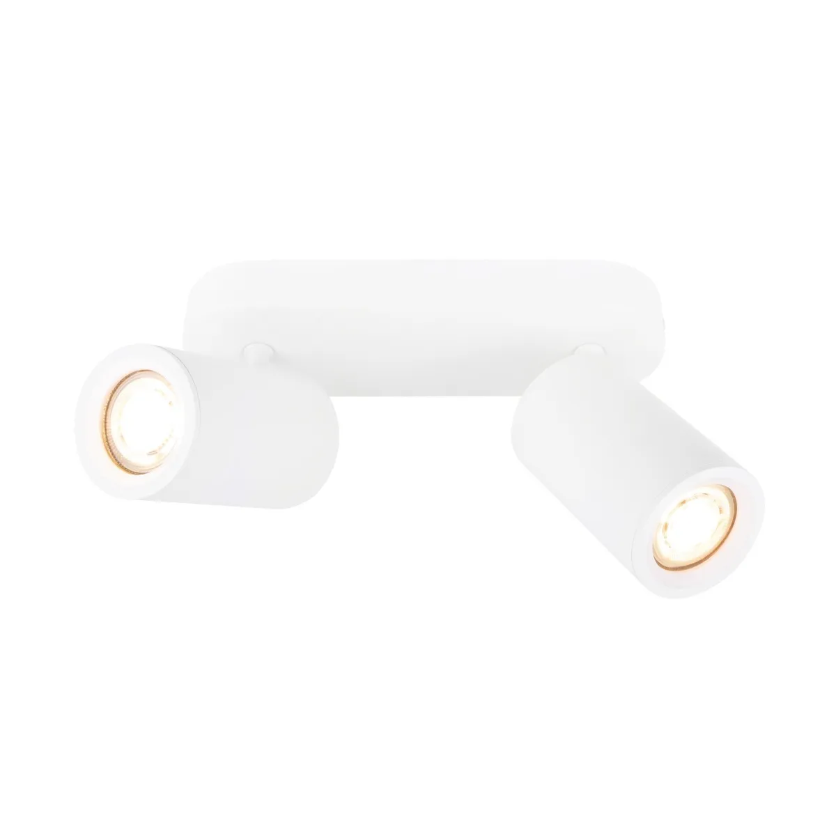 Plafoniera LED Da Soffitto Bianca Duo - Orientabili - Attacco GU10