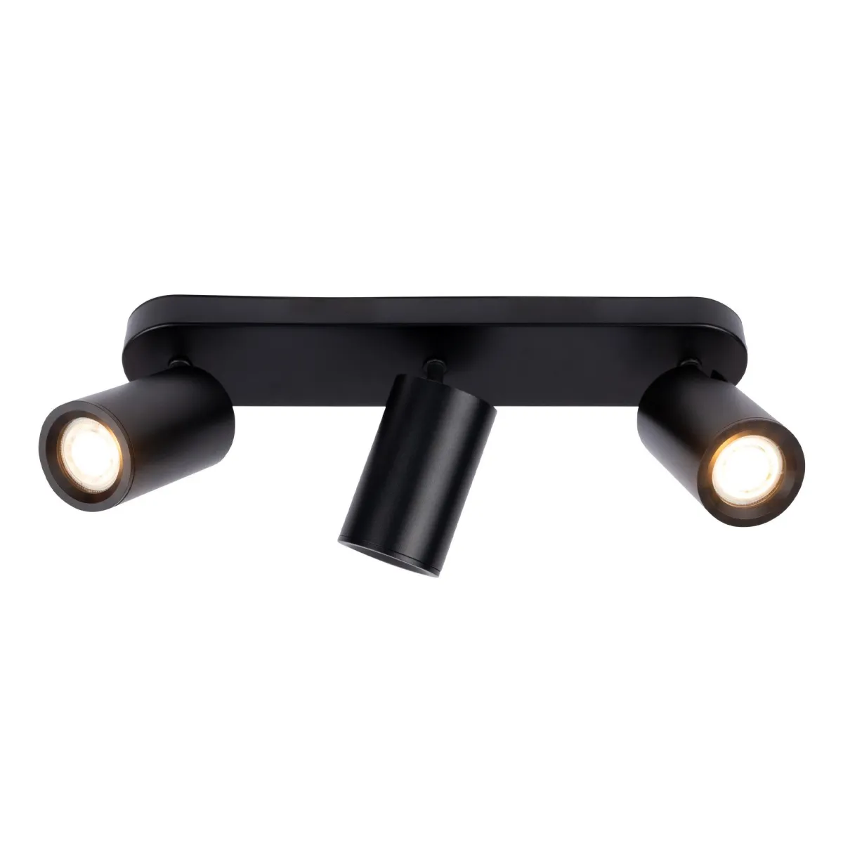 Plafoniera LED Da Soffitto Nera Trio - Dimmerabile - 4.9W - RGB+CCT - Orientabili