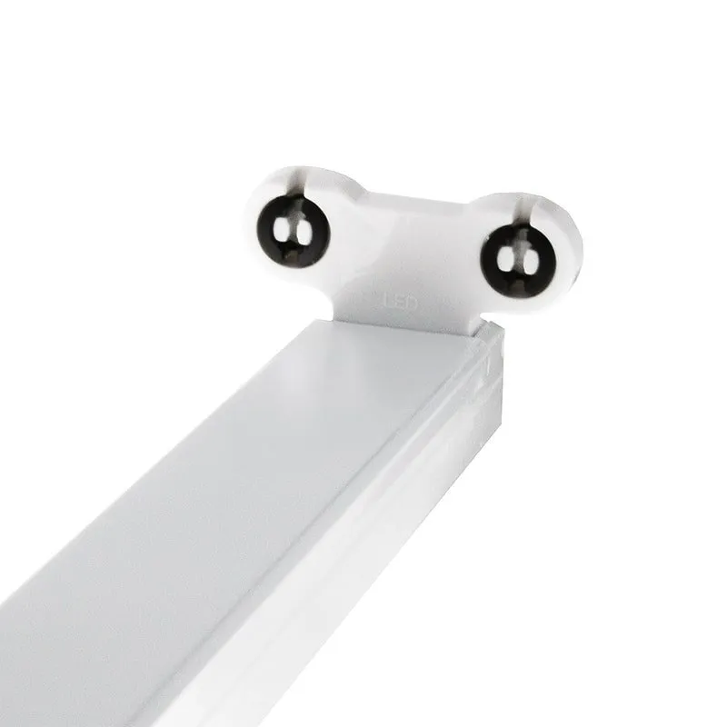 Plafoniera Reglette Porta-tubi LED - 120 cm - Per 2 Tubi LED - IP20