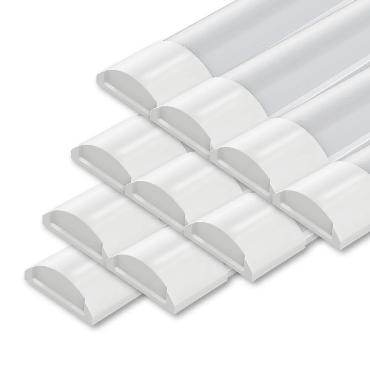 Set da 10 Plafoniere LED 150 cm - IP20 - 40W - 120 lm/W - 6500K - 2 anni di garanzia
