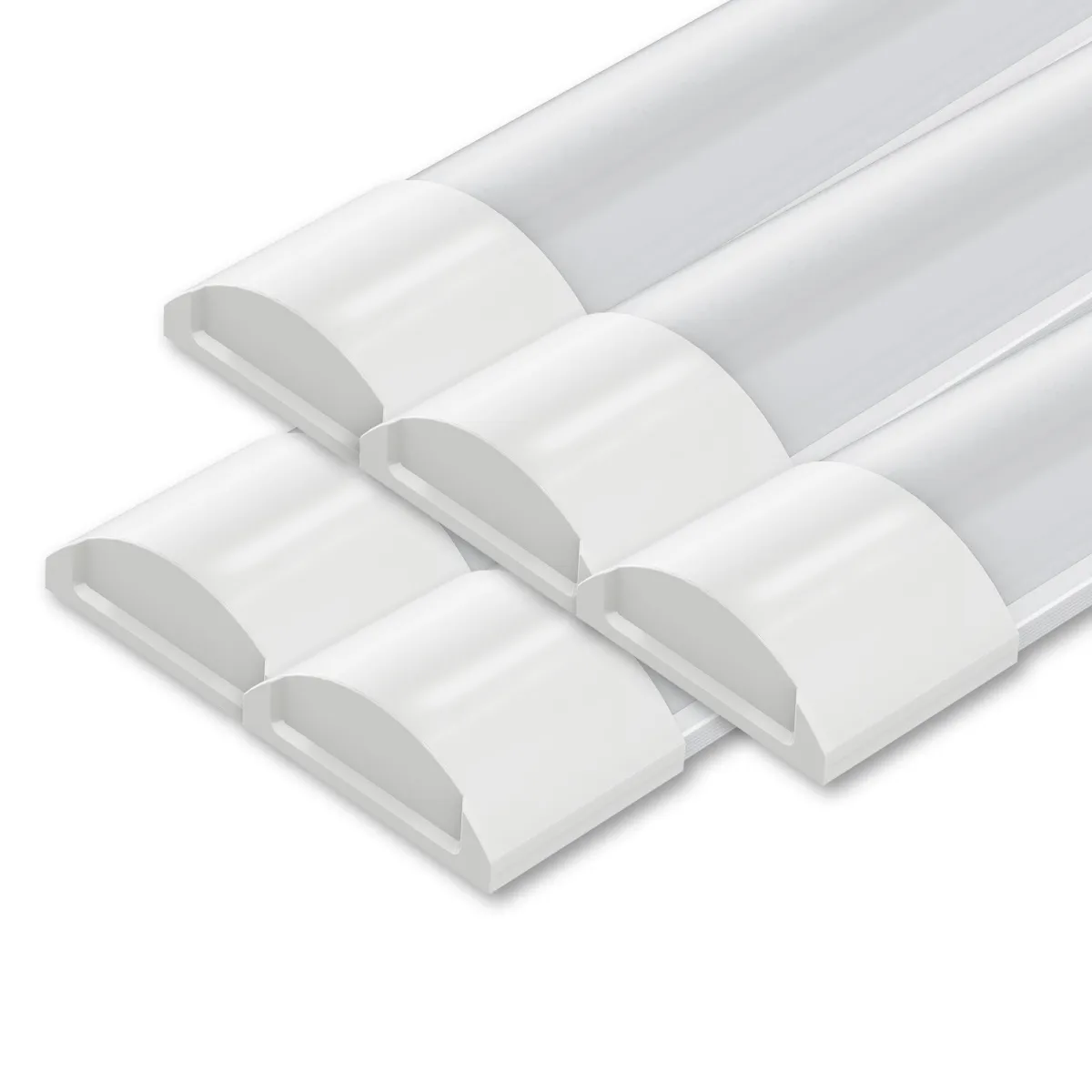 Set da 5 Plafoniere LED 60 cm - IP20 - 12W - 120 lm/W - 4000K - 2 anni di garanzia