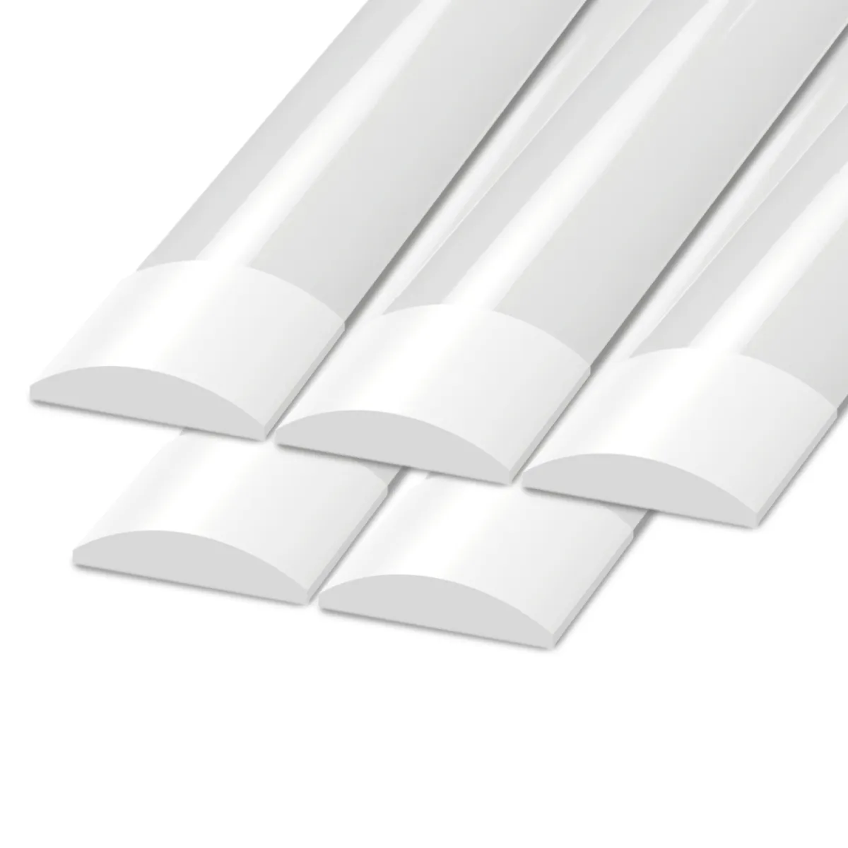 Set da 5 Plafoniere LED 60 cm - LED Samsung - IP20 - 15W - 140 lm/W - 6500K - 5 anni di garanzia