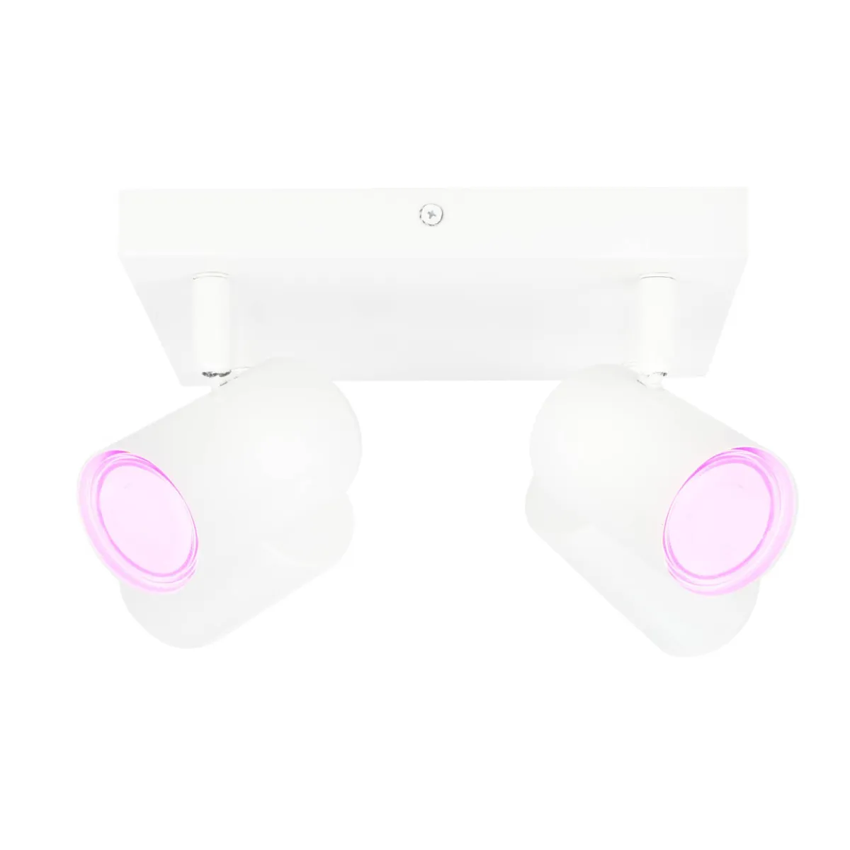 Smart Faretto da soffitto LED Orientabili - 4.9W - RGB+CCT - Bianca - 4 Posti - Attacco GU10