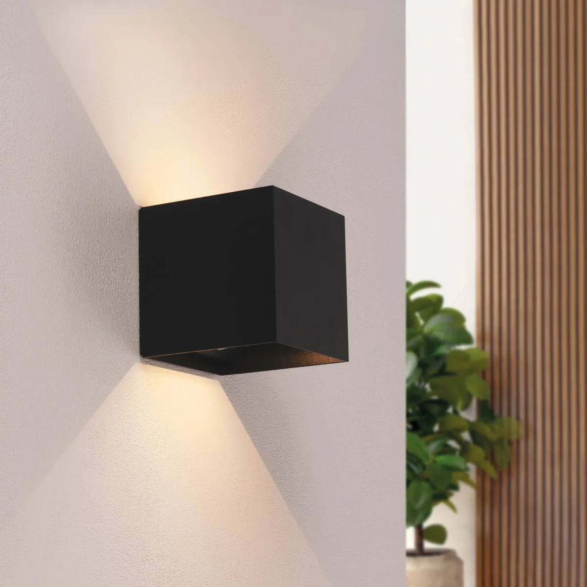 USB Applique Ricaricabile con Sensore - Nero - Senza Fili - Batteria 4400 mAh - Adatto per Interni ed Esterni