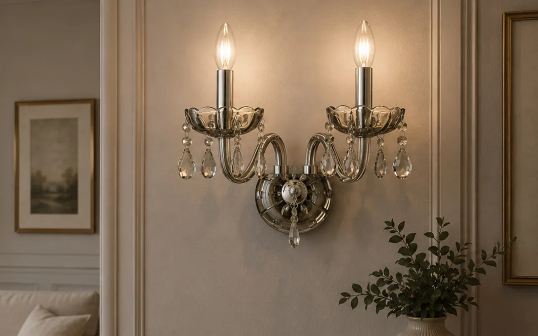 Applique e14 2 luci senza lampadina : Linda