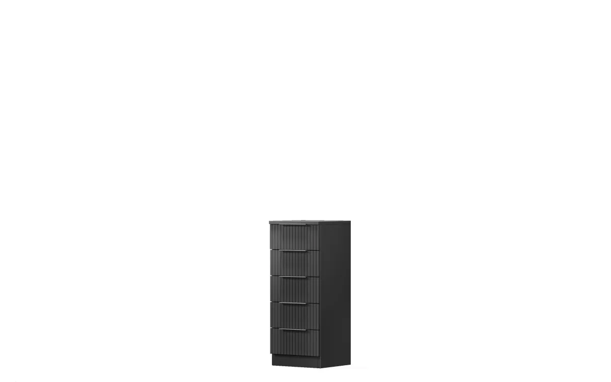 Base 5 cassetti nero: Alba