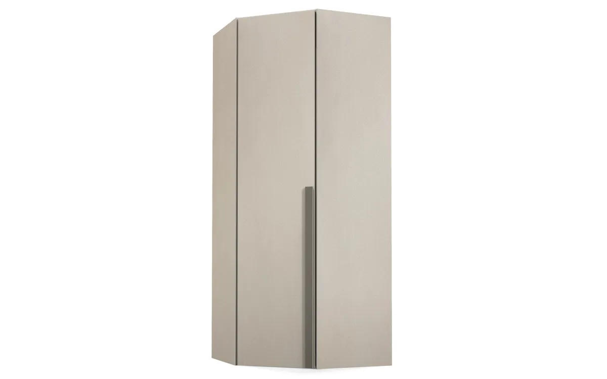 Cabina armadio 1 anta zinco, maniglia bronzo: Erika