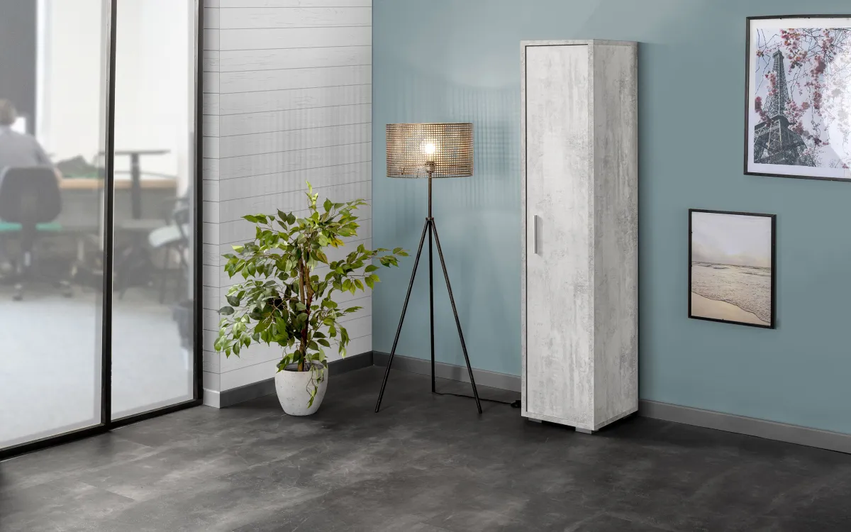 Colonna 1 anta battente ossido bianco: Double