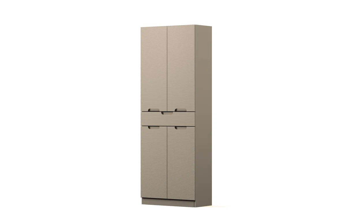 Colonna no push 4 ante 1 cassetto beige: Lavinia