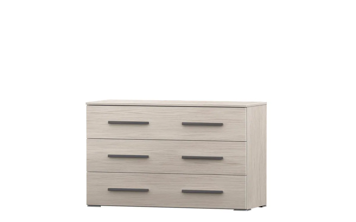 Comò xl 3 cassetti zinco: Eleonora