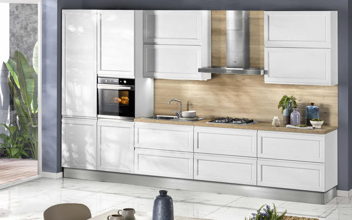 Cucina chic, con cestoni estraibili: Gloria
