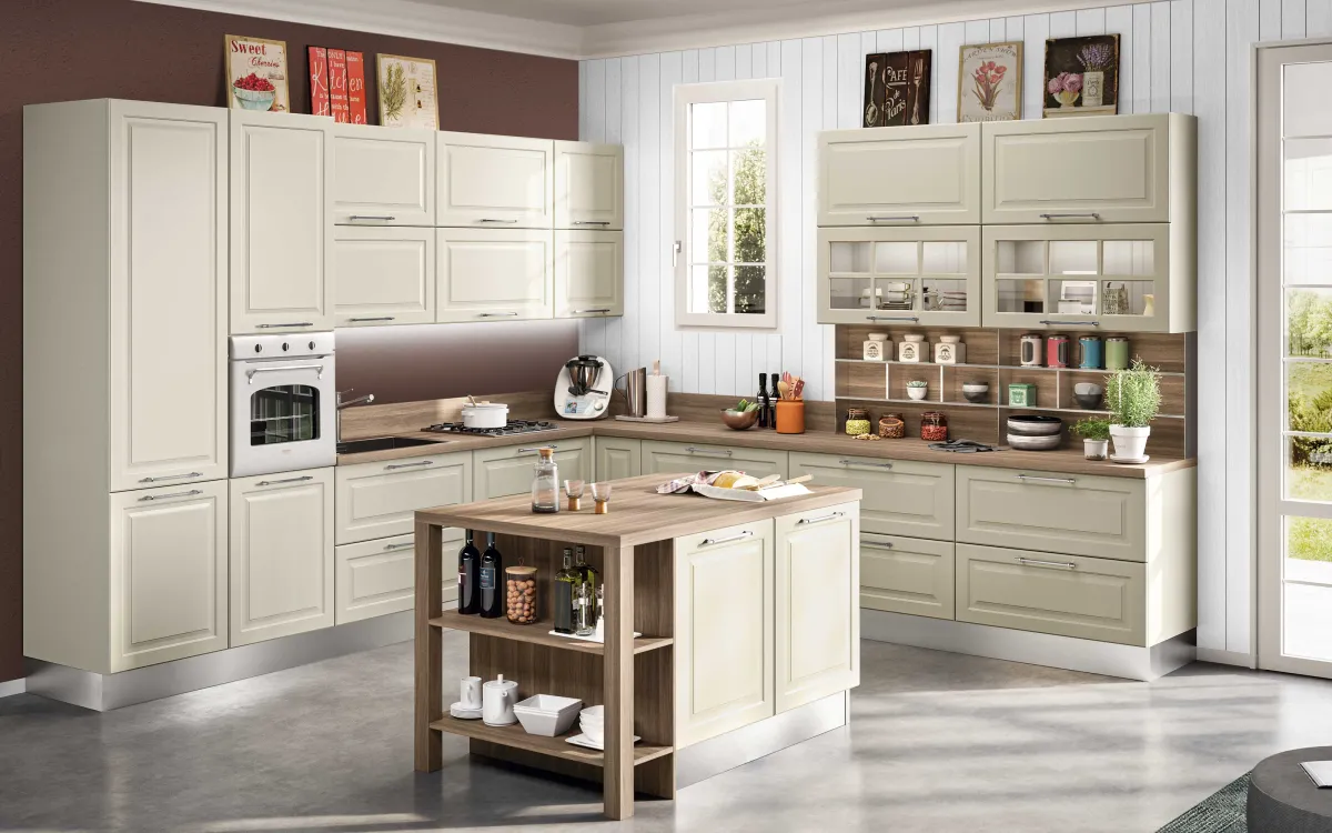 Cucina classica moderna, sabbia: Greta