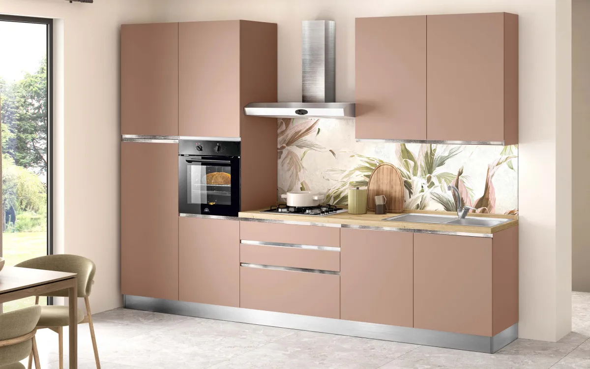 Cucina completa, chiara: Selly