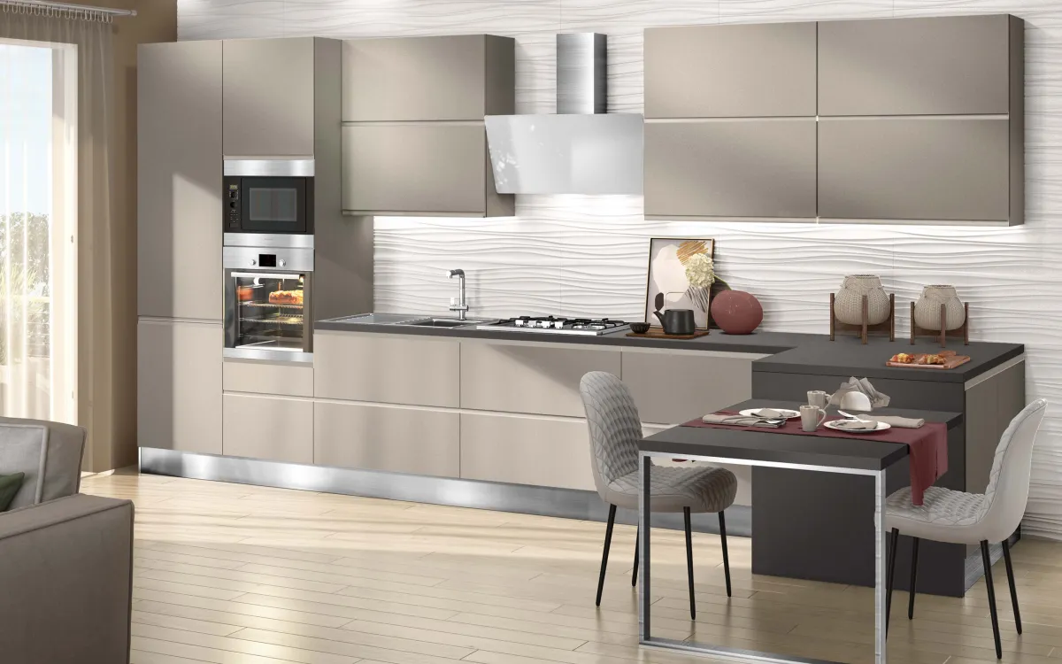 Cucina componibile zinco shine: Alice