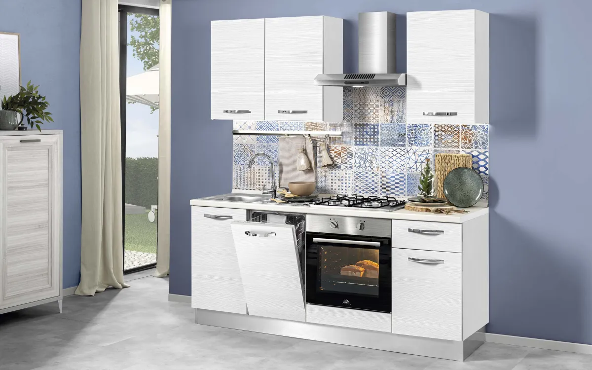Cucina con elettrodomestici base: Athena
