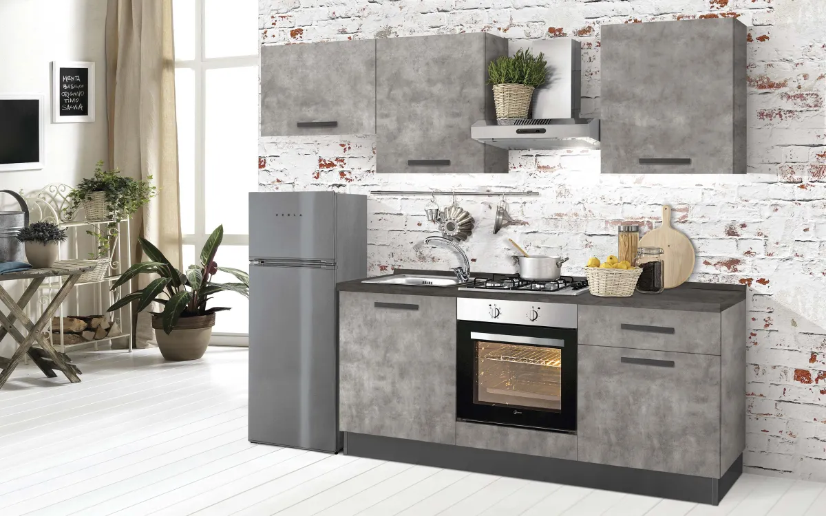 Cucina fissa modello base: Athena